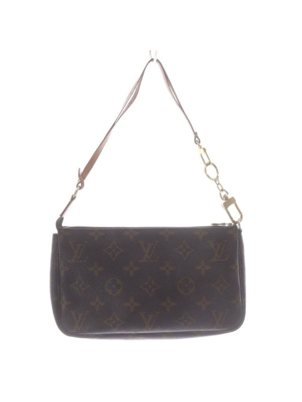 Louis Vuitton Monogram Pouch Pochette Accessoires Handbag Brown
